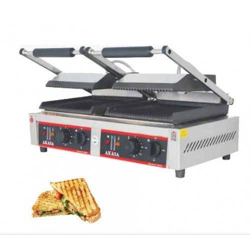 Sandwich Griller Dbl Aluminium 1+1 Jumbo