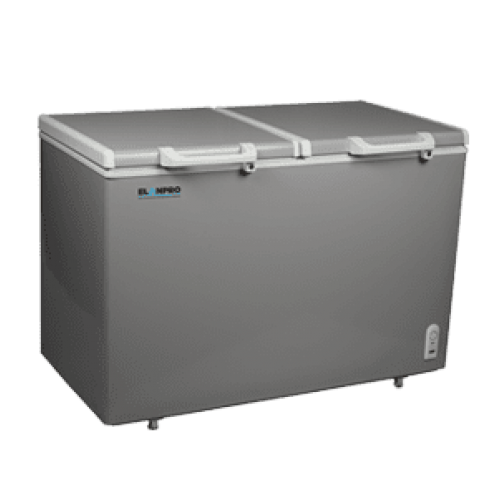 Hard Top Chest Freezer & Cooler Double Door 375 Ltrs Imported Elanpro