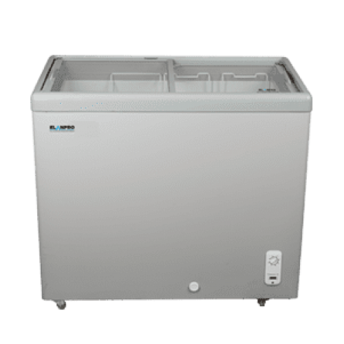 Flat Glass Chest Freezer 197 Ltrs Imported Elanpro
