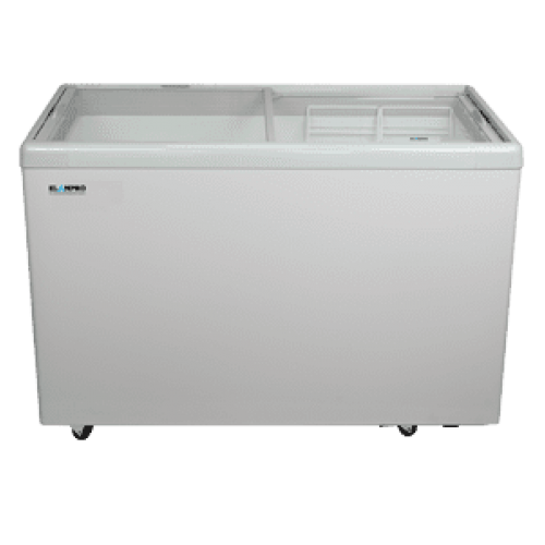 Flat Glass Chest Freezer 363 Ltrs Imported Elanpro