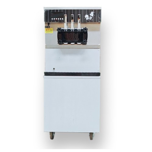 Softy Ice Cream Machine Double Compressor Floor Standing Premium