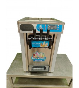 Softy Ice Cream Machine Single Compressor Table Top Economic