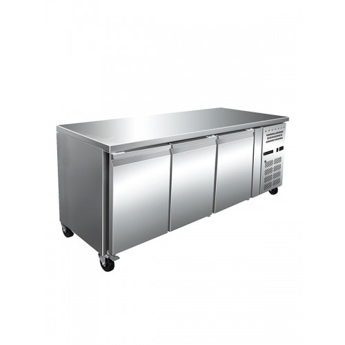 3 Door Undercounter Refrigerator with SS 304 inside