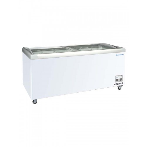 Glass Top Chest Freezer 690 Ltrs