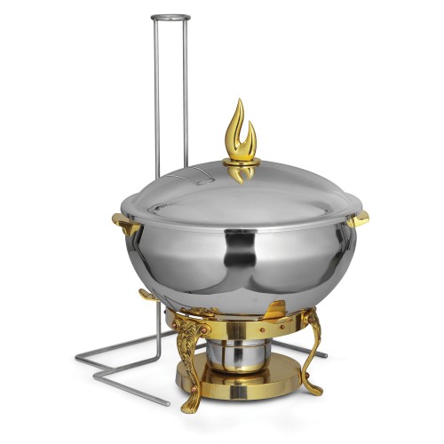 Lift Top Chafing Dishes With Wrought Iron Stand CKA-672
