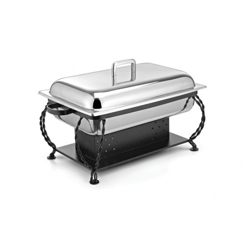 Lift Top Chafing Dishes With Wrought Iron Stand CKA-806