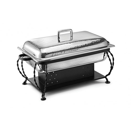 Lift Top Chafing Dishes With Wrought Iron Stand CKA-811