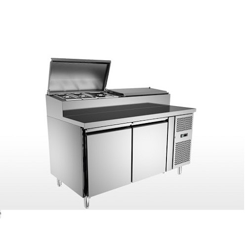 Pizza Preparation Counter 390Ltr 304 SS