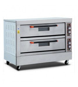 Electric Pizza Oven 2 Deck 6 Tray