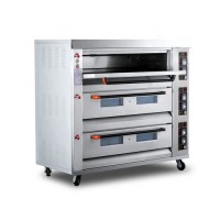 Commercial Gas Pizza Oven 3 De... Commercial Gas Pizza Oven 3 De...