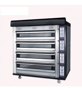 Commercial Gas Pizza Oven 3 Deck 12 Tray