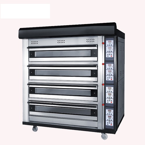 Commercial Gas Pizza Oven 3 Deck 12 Tray