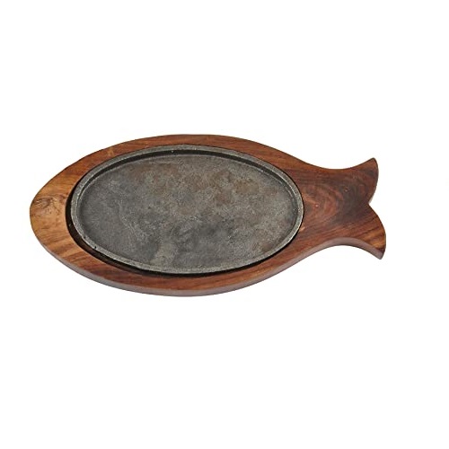 Sizzler Plate Fish Shape