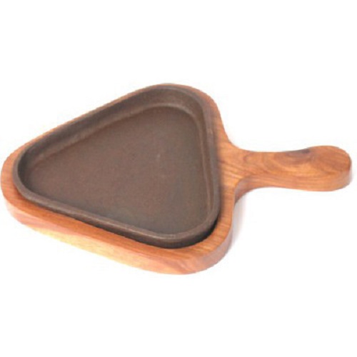 Sizzler Plate Triangle With Handle