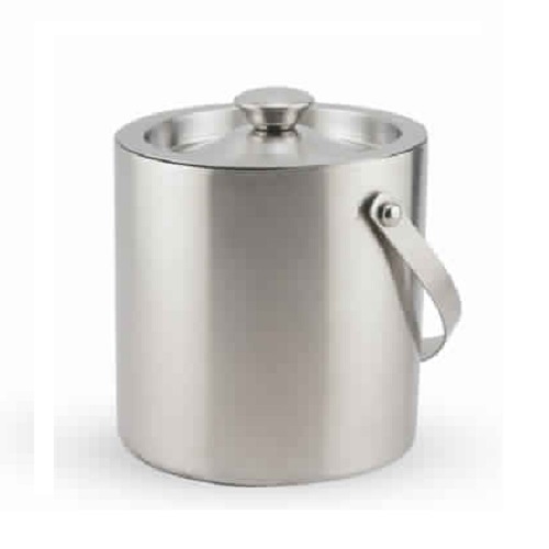 Ice Bucket Double Wall Stainless Steel 1 Ltr