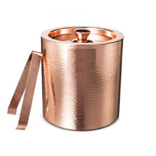 Ice Bucket Copper Hammered 1.75 Ltr
