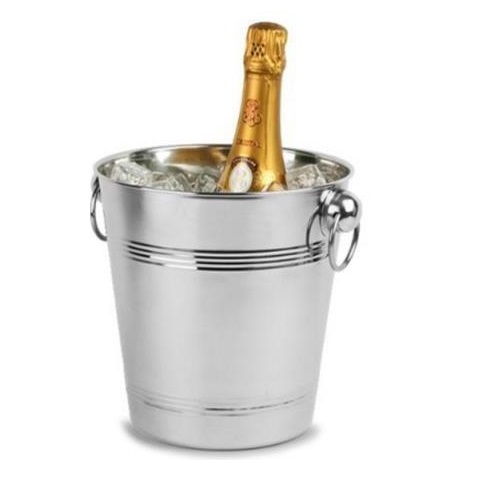 Champagne Bucket Round Double Liner Stainless Steel 2 Ltr