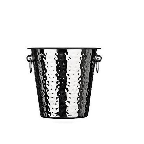 Champagne Bucket Stainless Steel Hammered 2 Ltr