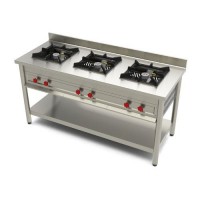 Commercial Gas Range Three Bur... Commercial Gas Range Three Bur...