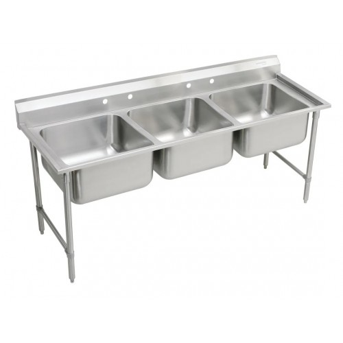 Commercial Sink Stainless Steel Triple