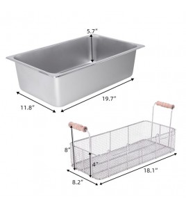 Deep Fryer 20ltr Square