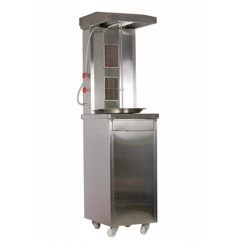 Shawarma Machine Double Burner Gas Type Full SS