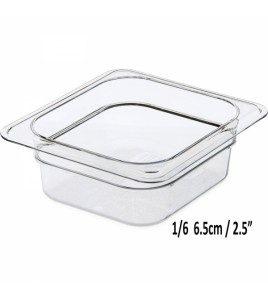 Polycarbonatel Gn Pan 1/6 2.5” Depth Polycarbonatel Gn Pan 1/6 2.5” Depth