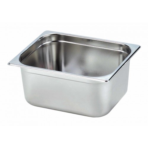 Stainless Steel Gn Pan 1/2 6” Depth