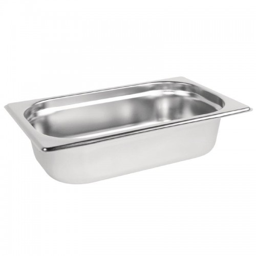 Stainless Steel Gn Pan 1/4 2.5” Depth