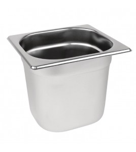 Stainless Steel Gn Pan 1/6 6” Depth