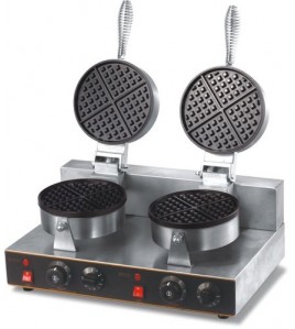Waffle Maker Tabletop Double