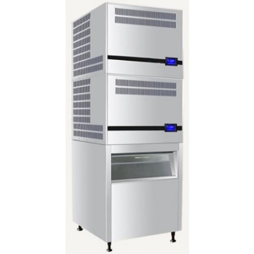 Ice Cube Machine Bullet Shape 800kg