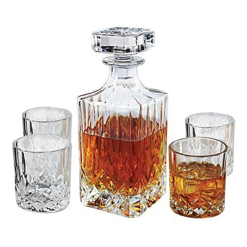 Decanter Set with 6 Whisky Glasses